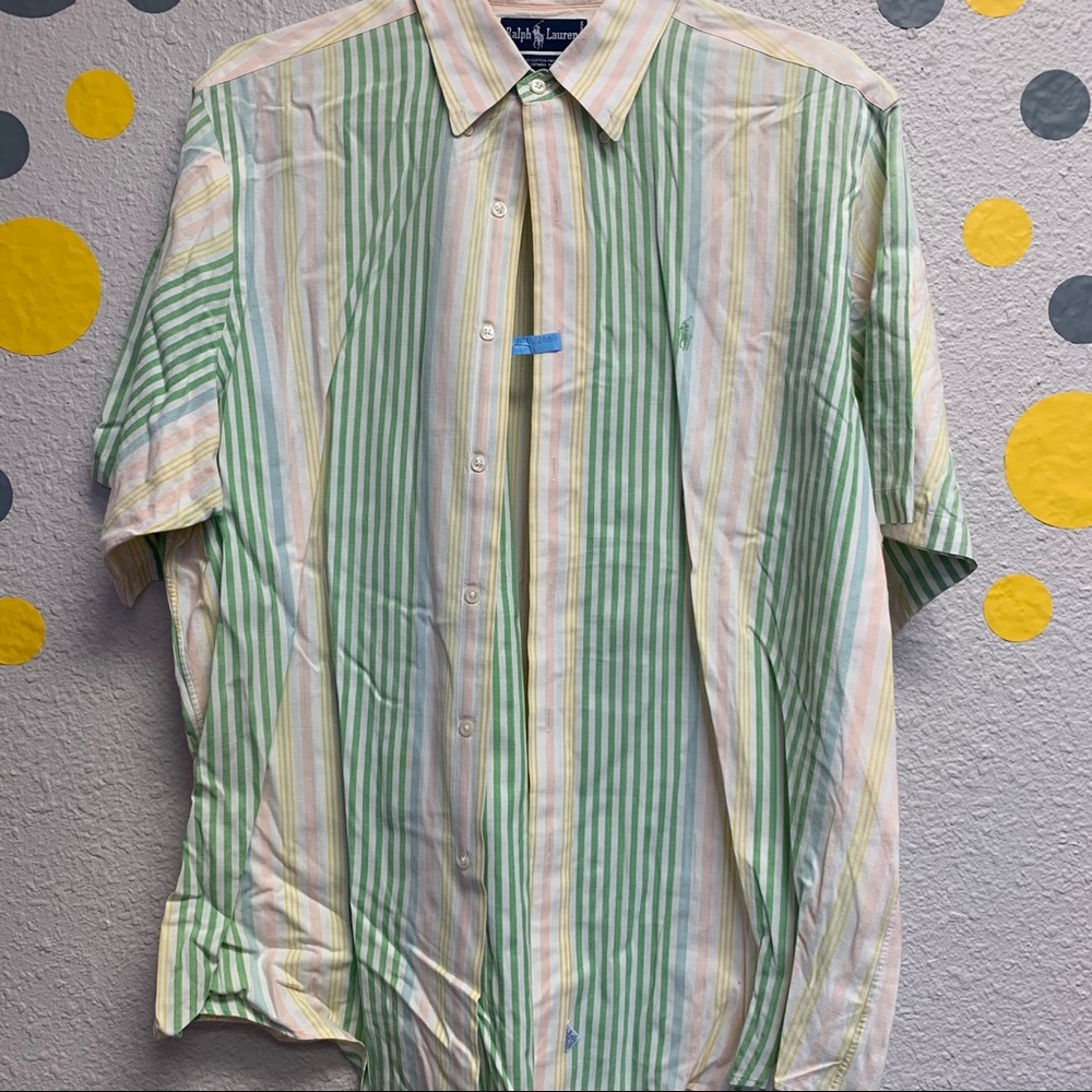 Ralph Lauren Vintage XL short sleeve button down